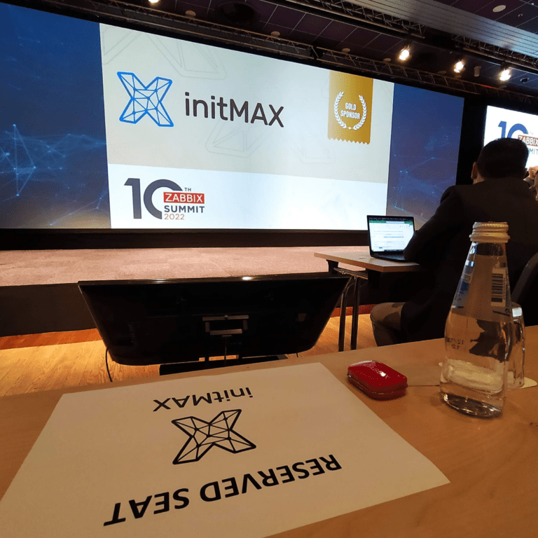 initMAX na Zabbix Summit 2022 jako zlatý partner