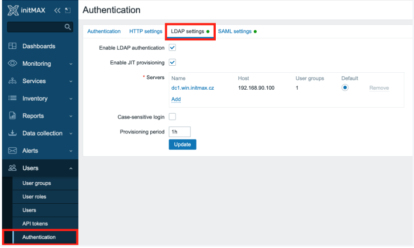 Basic LDAP settings