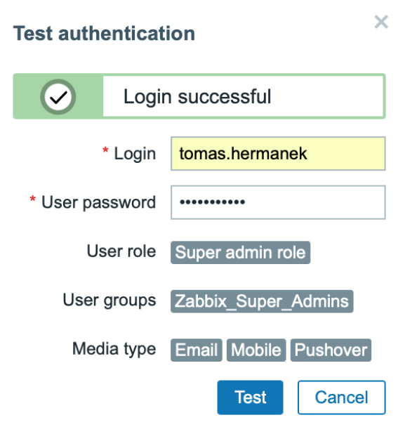 Testing the functionality of the entire setup