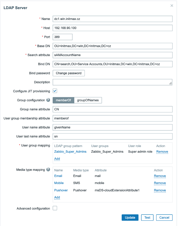 Setting up JIT provisioning itself