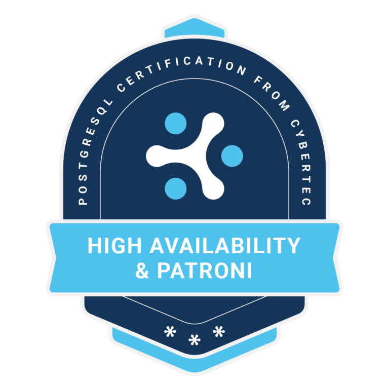 PostgreSQL – High Availability & Patroni