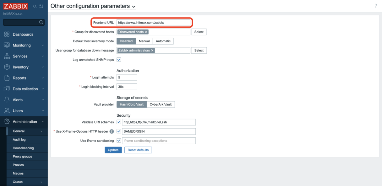 Zabbix 7.2 – instructions for installation in 5 minutes - initMAX s.r.o.