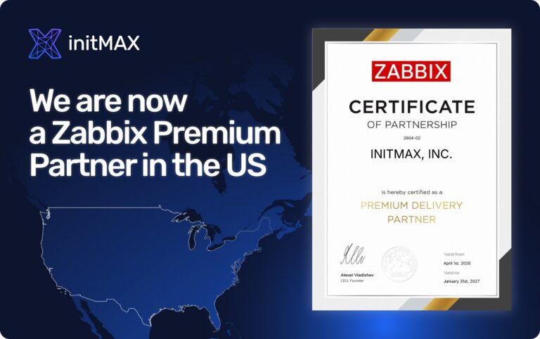 We are now a&nbsp;Zabbix Premium Delivery Partner in the US – the only one with a&nbsp;Trainer license