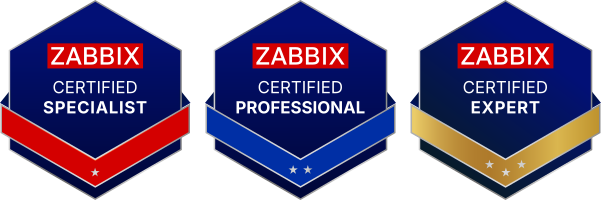 Zabbix Certified Specialist + Professional + Expert